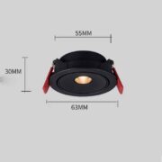 Den-LED-am-tran-chieu-diem-goc-chieu-hep-D55-3W-anh2