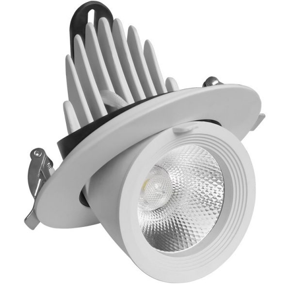 Đèn LED âm trần Downlight xoay góc 360 độ 7w phi 76mm - Đèn Led Sct