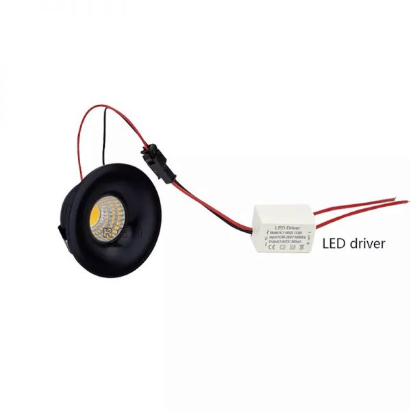 Đèn LED âm trần Downlight mini 3w phi 30-40mm - Đèn Led Sct