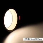 Đèn âm trần “lòng sâu” – Vẻ đẹp từ sự chìm sâu